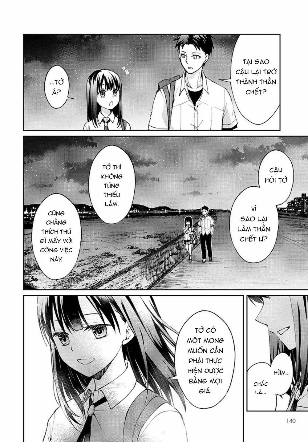 Thần Chết Làm Thêm 300 Yên Một Giờ 0 0 Lá thư màu trắng 0 trang 44