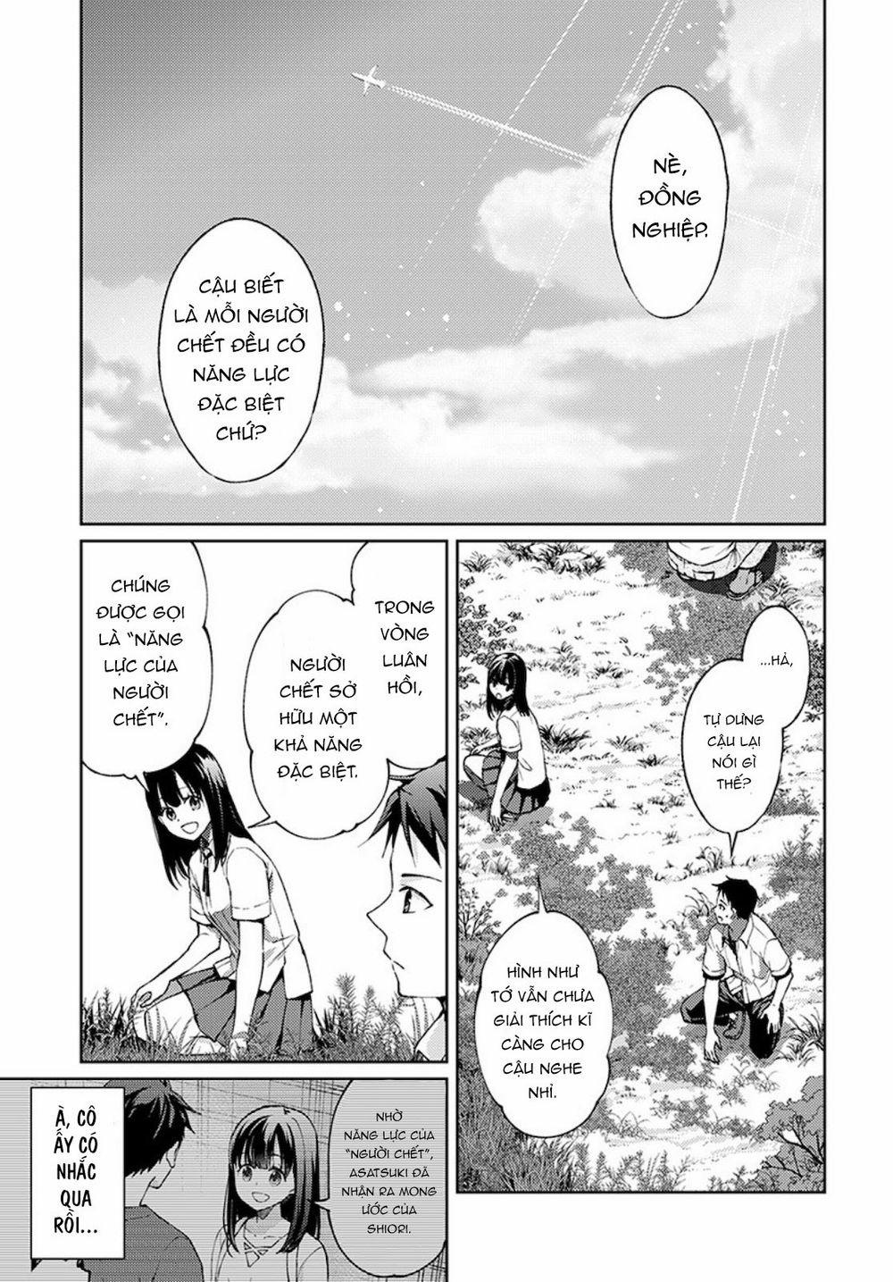 Thần Chết Làm Thêm 300 Yên Một Giờ 0 0 Lá thư màu trắng 0 trang 9