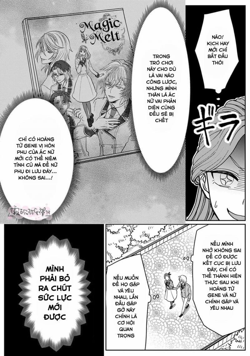 Thân Là Ác Nữ Trong Game Otome Lại Đi Vào Con …g Lược Hoàng Tử, Thấy Rõ Chỉ Là Nhân Vật Phản Diện 1.1 trang 13