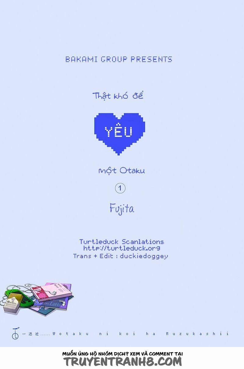 Thật Khó Để Yêu 1 Otaku 3 trang 0