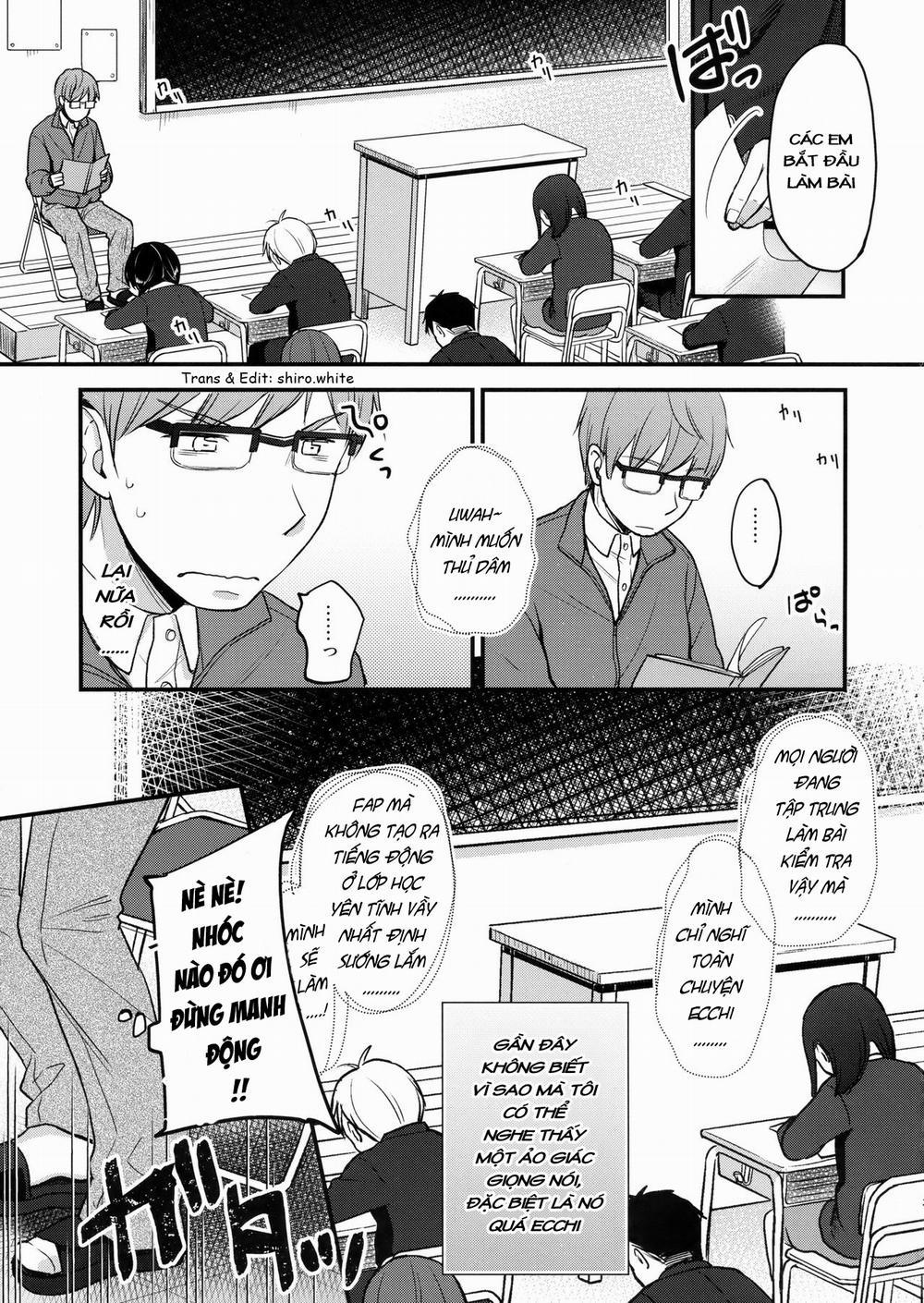 Thầy có thể đọc được suy nghĩ em đó Oneshot trang 1