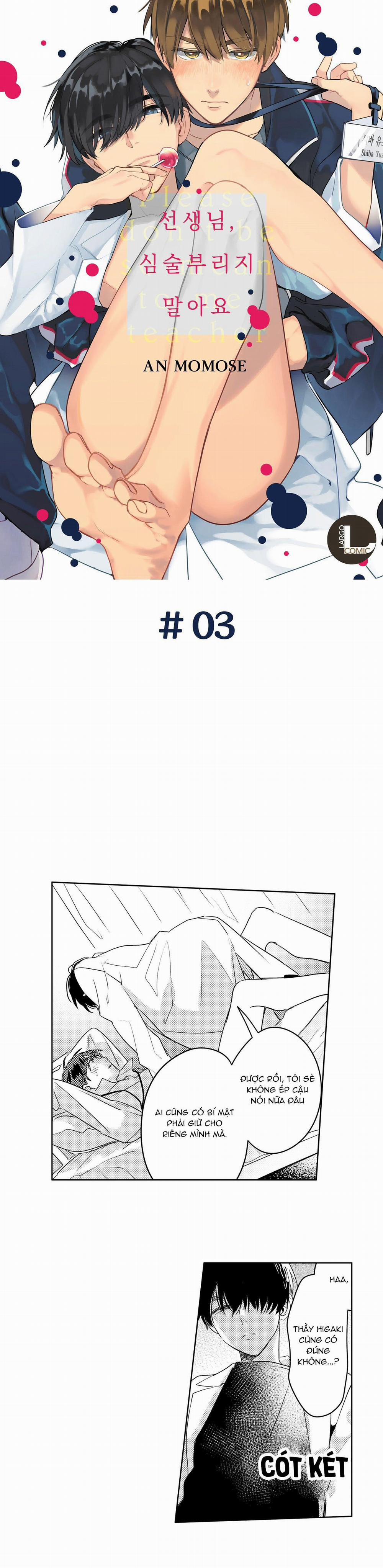 Thầy Ơi, Đừng Xấu Tính Như Thế 3 trang 1