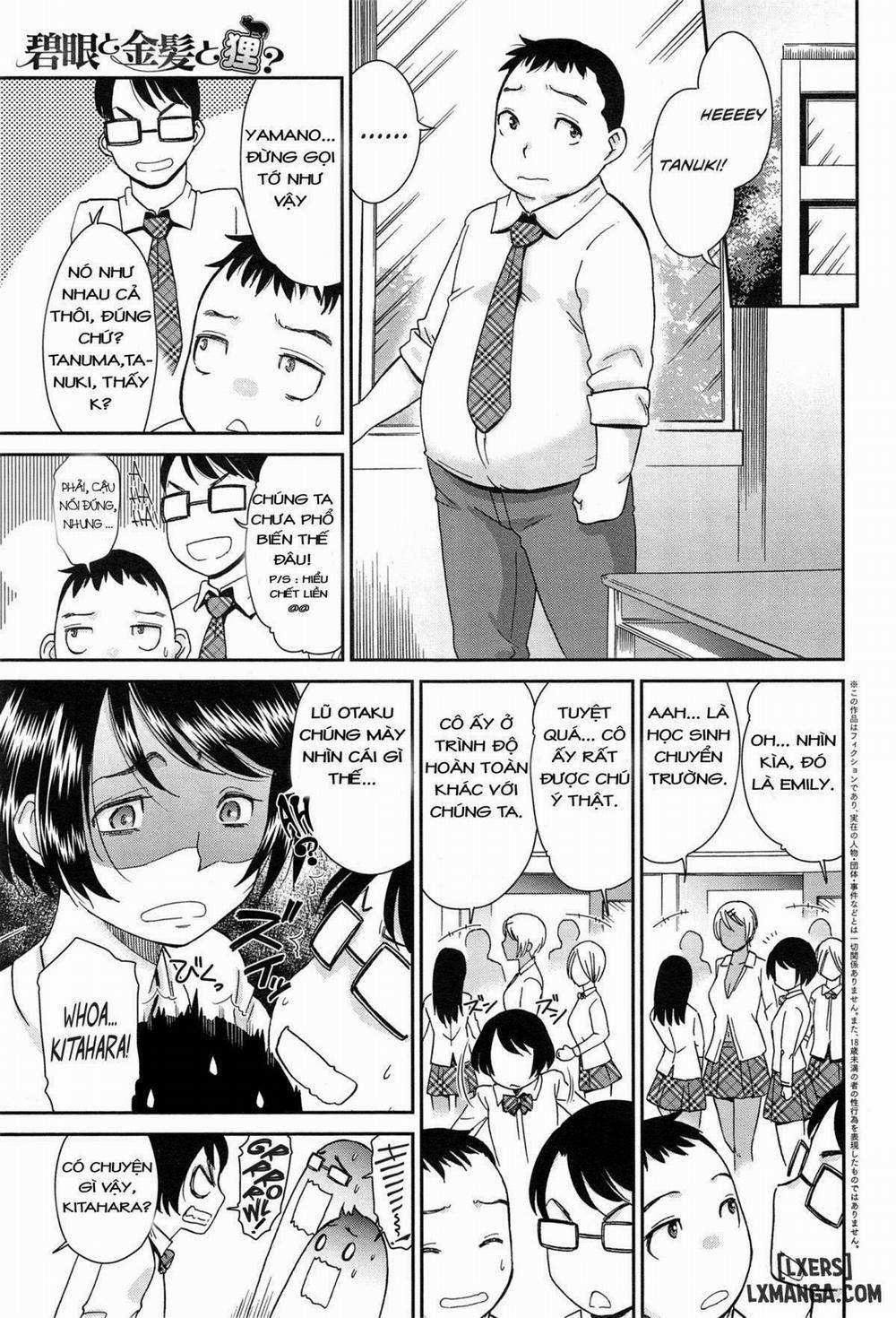 The Blonde with The Blue Eyes and The Tanuki Oneshot trang 0