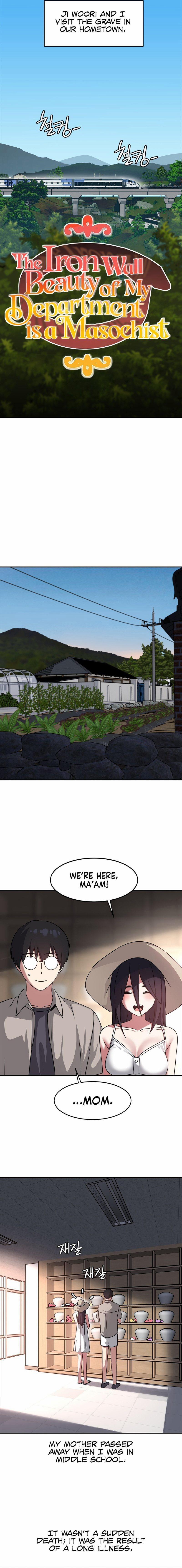 The Iron-Wall Beauty Of My Department Is A Masochi 13 trang 1