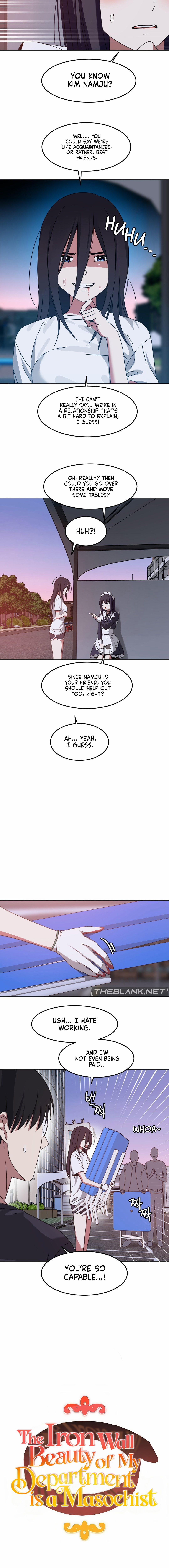 The Iron-Wall Beauty Of My Department Is A Masochi 7 trang 4