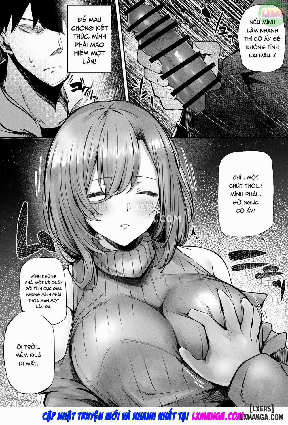 The Lady Next To Me Was Too Lewd I Masturbated And She Secretly Helped Me Out Oneshot trang 12