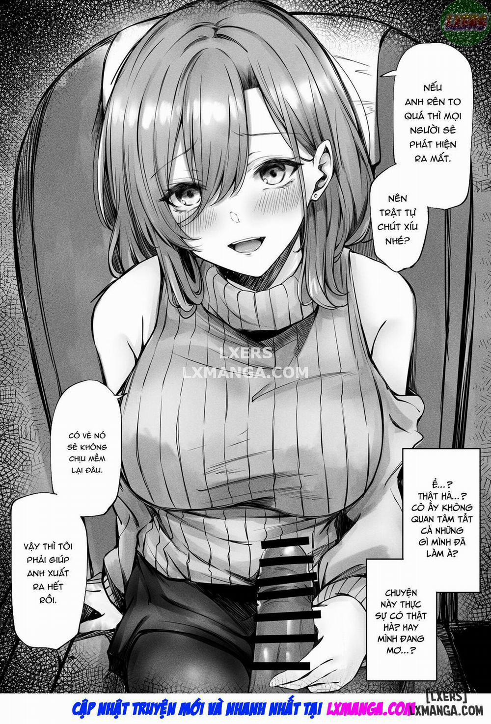 The Lady Next To Me Was Too Lewd I Masturbated And She Secretly Helped Me Out Oneshot trang 14