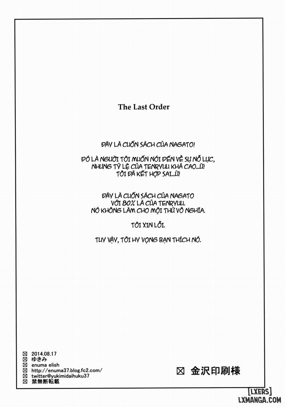 THE LAST ORDER Oneshot trang 2