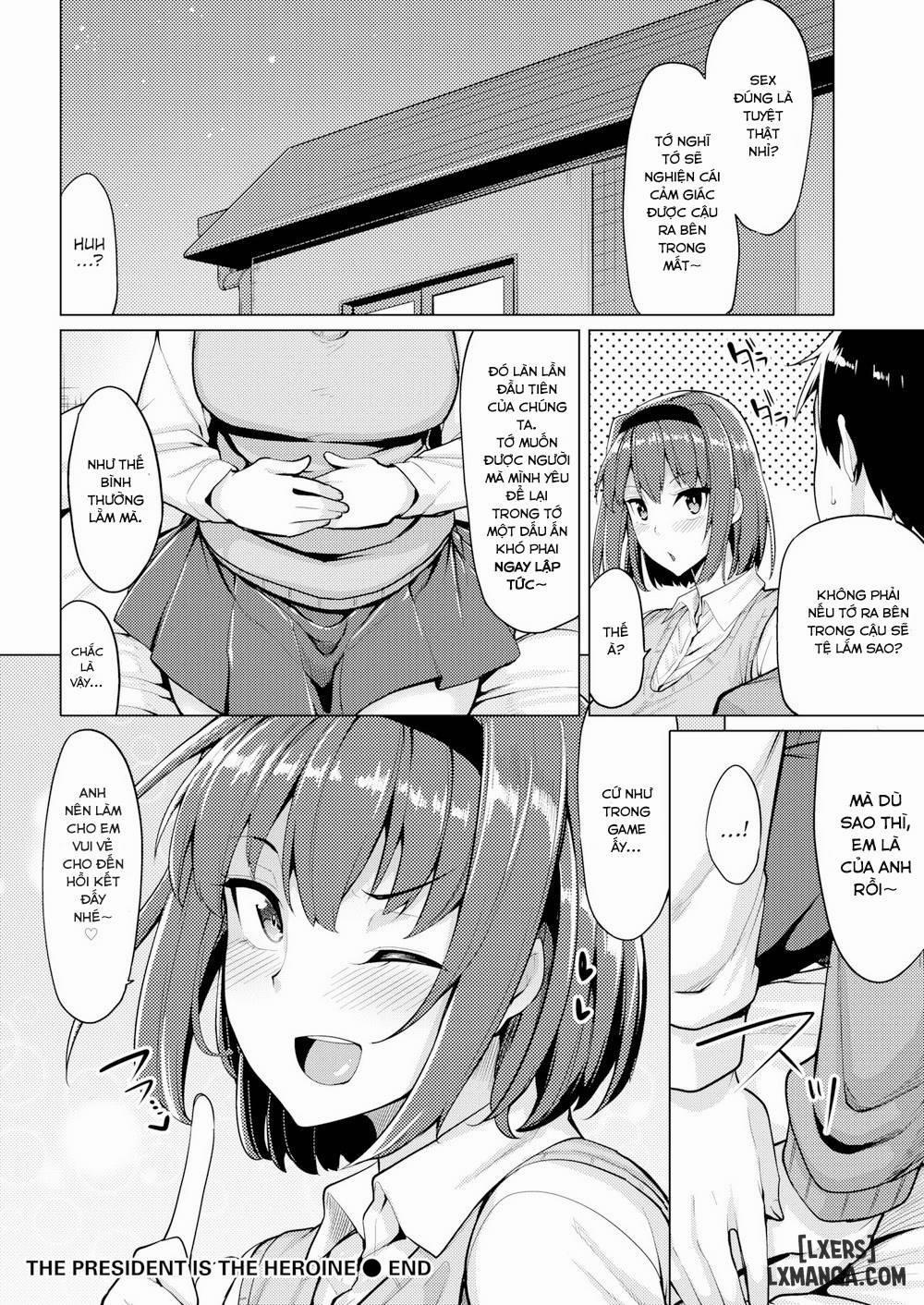 The President Is the Heroine Oneshot trang 15
