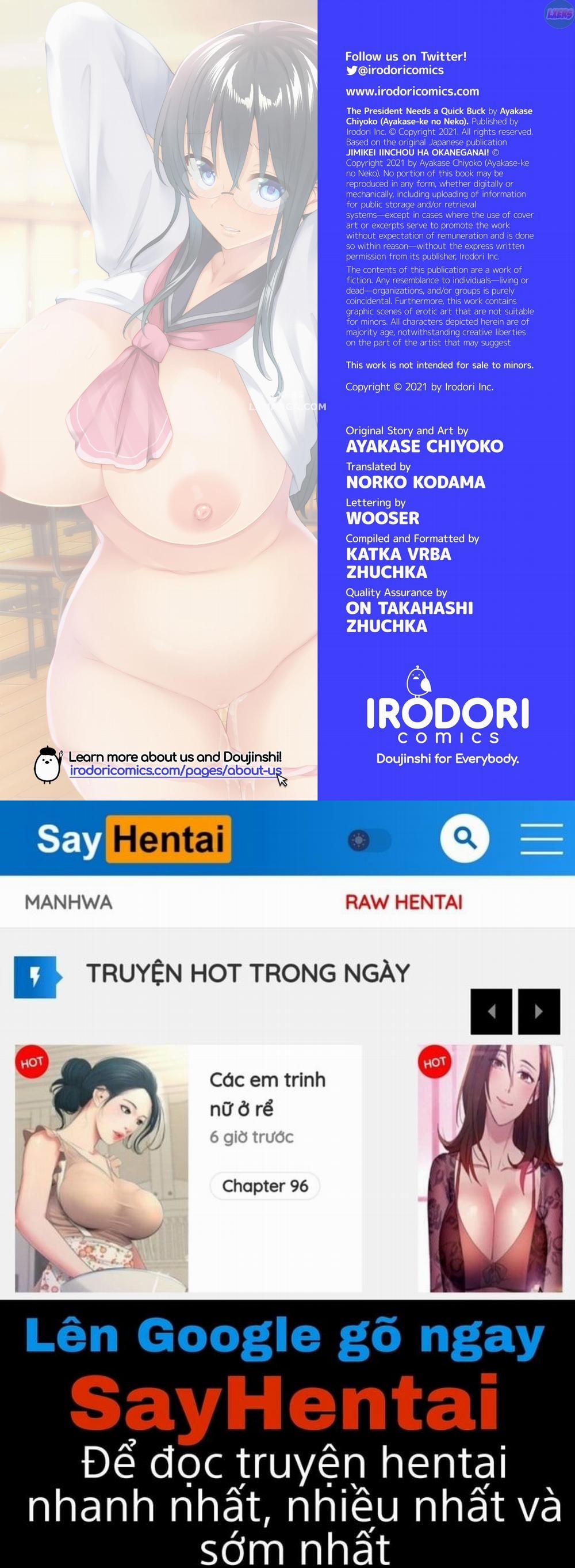 The President Needs a Quick Buck Oneshot trang 41