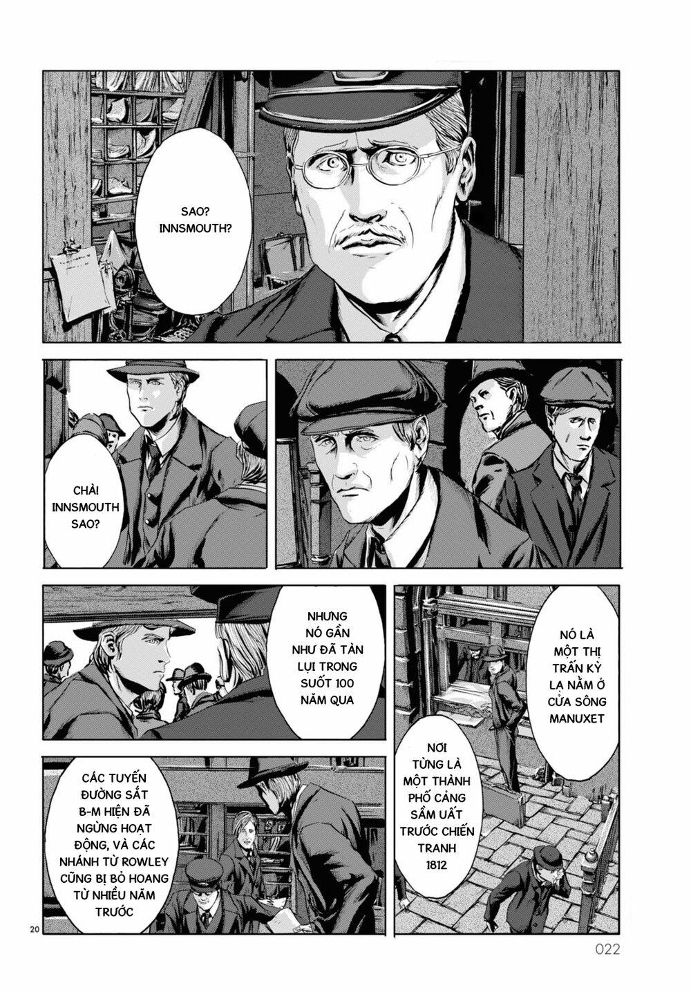 The Shadow Over Innsmouth (Innsmouth No Kage) 1 trang 18