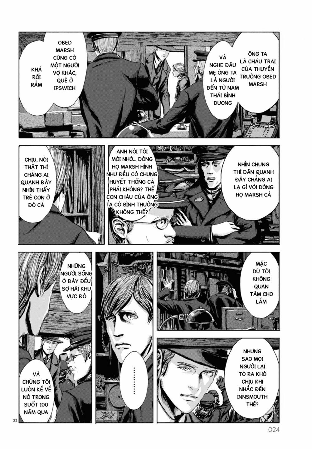 The Shadow Over Innsmouth (Innsmouth No Kage) 1 trang 20