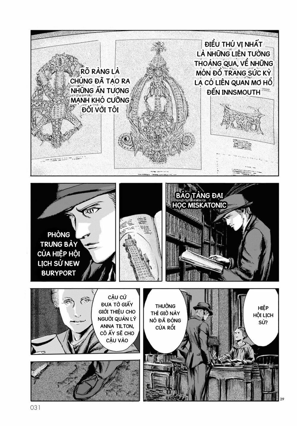 The Shadow Over Innsmouth (Innsmouth No Kage) 1 trang 27