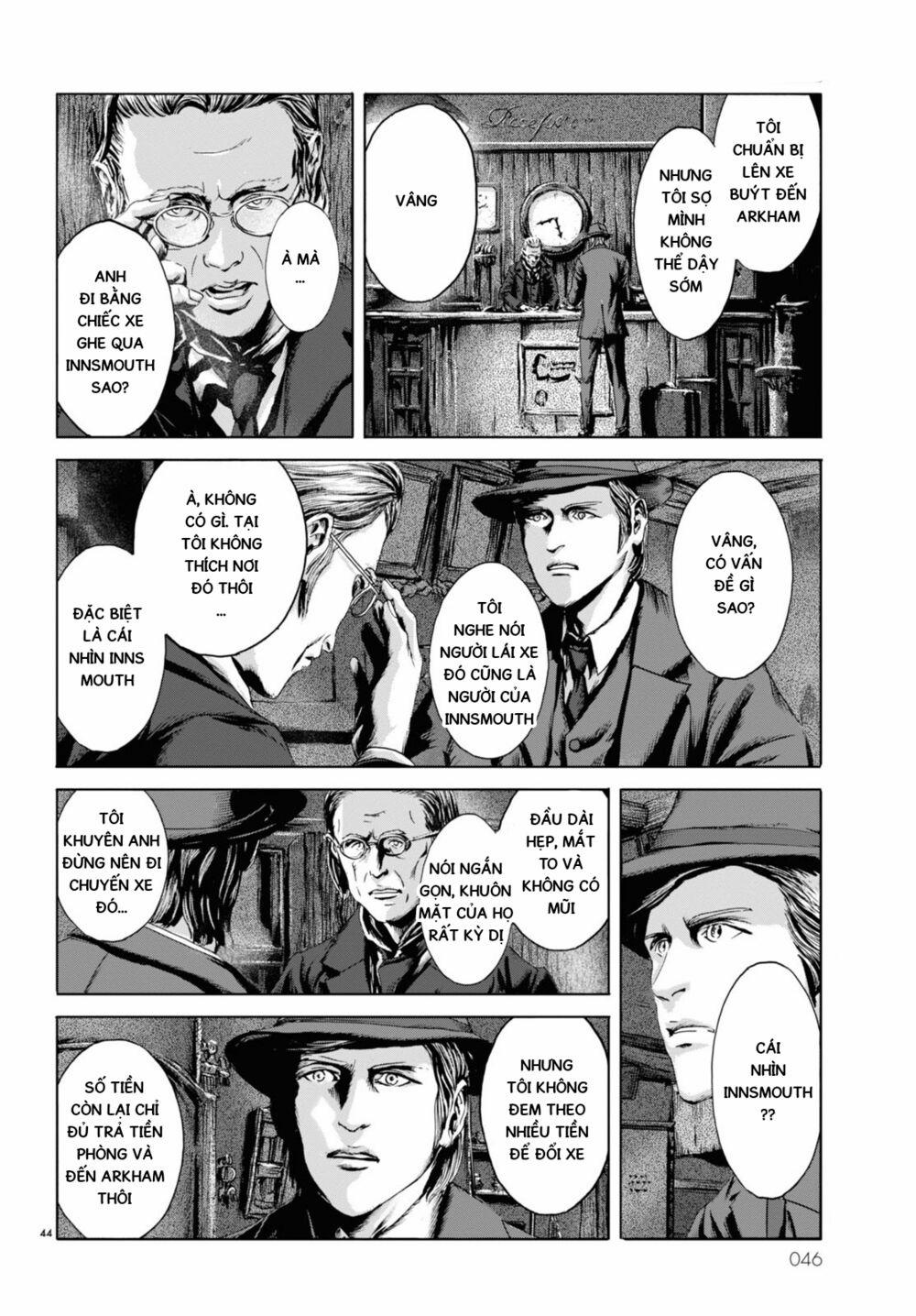 The Shadow Over Innsmouth (Innsmouth No Kage) 1 trang 40