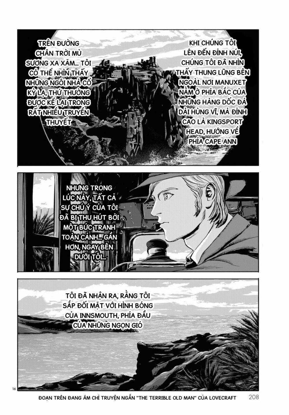 The Shadow Over Innsmouth (Innsmouth No Kage) 2 trang 16