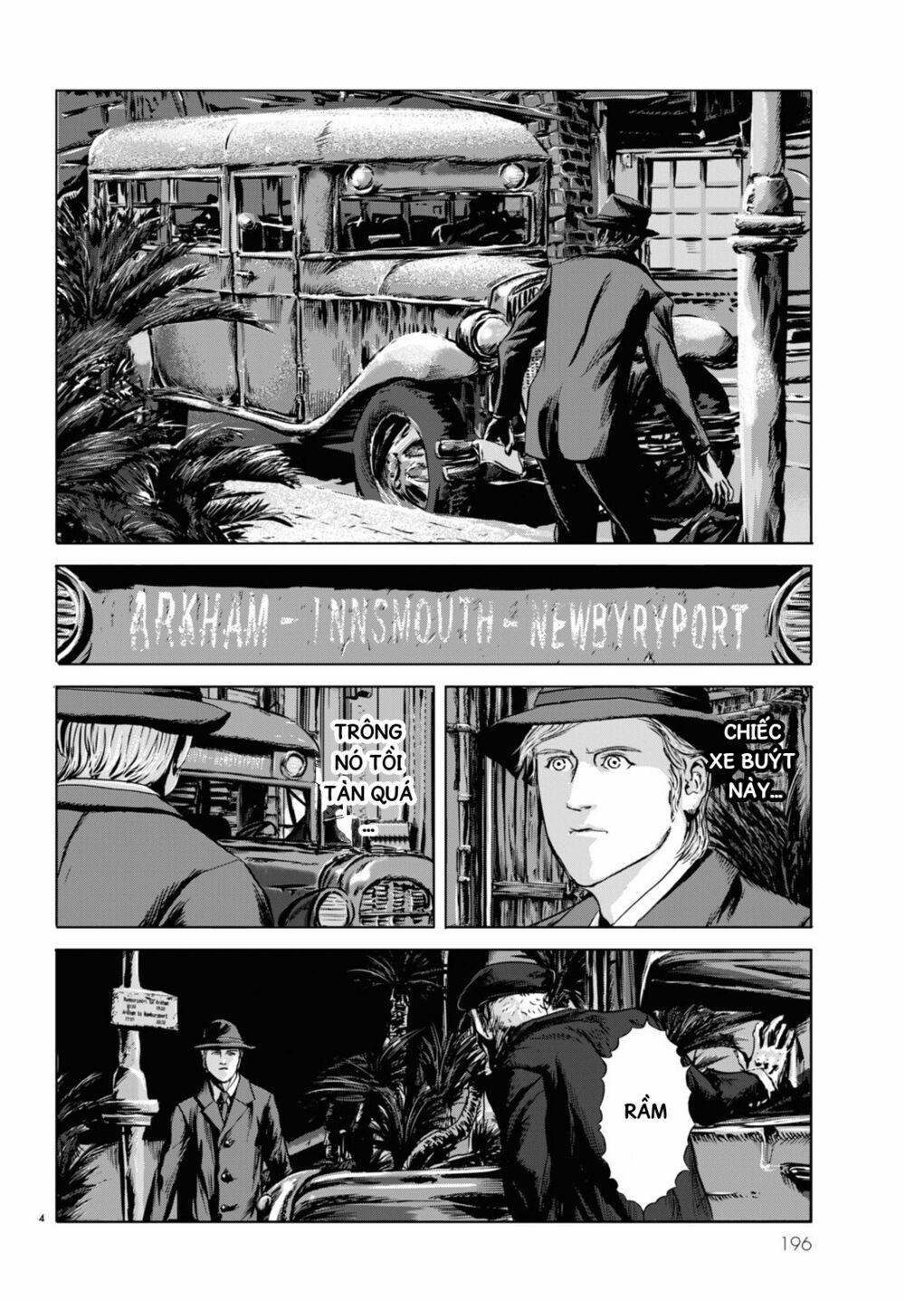 The Shadow Over Innsmouth (Innsmouth No Kage) 2 trang 4