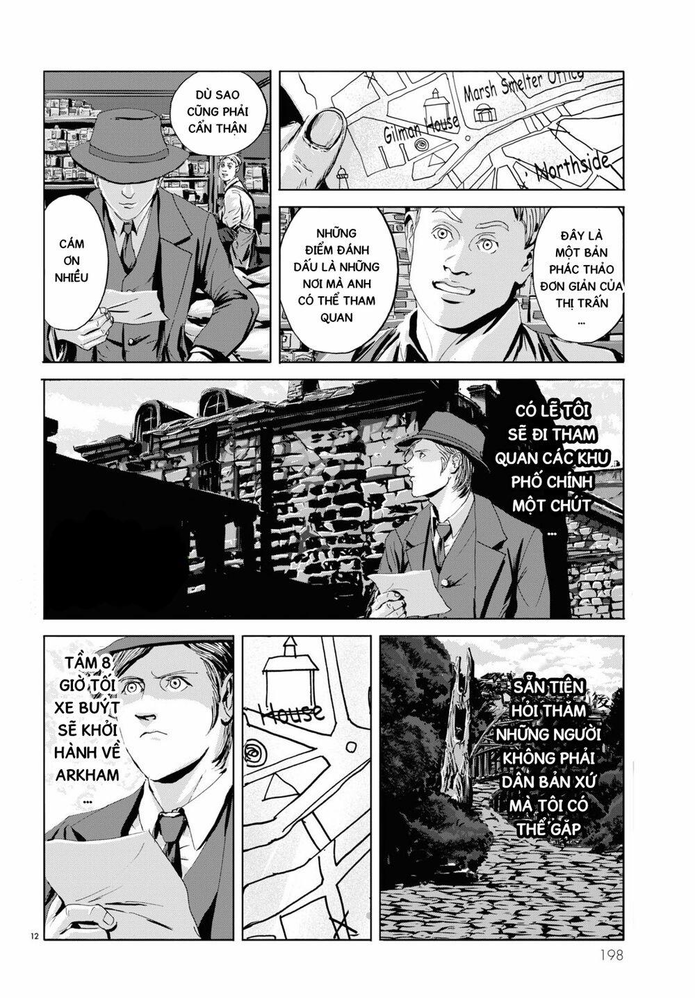 The Shadow Over Innsmouth (Innsmouth No Kage) 3 trang 12