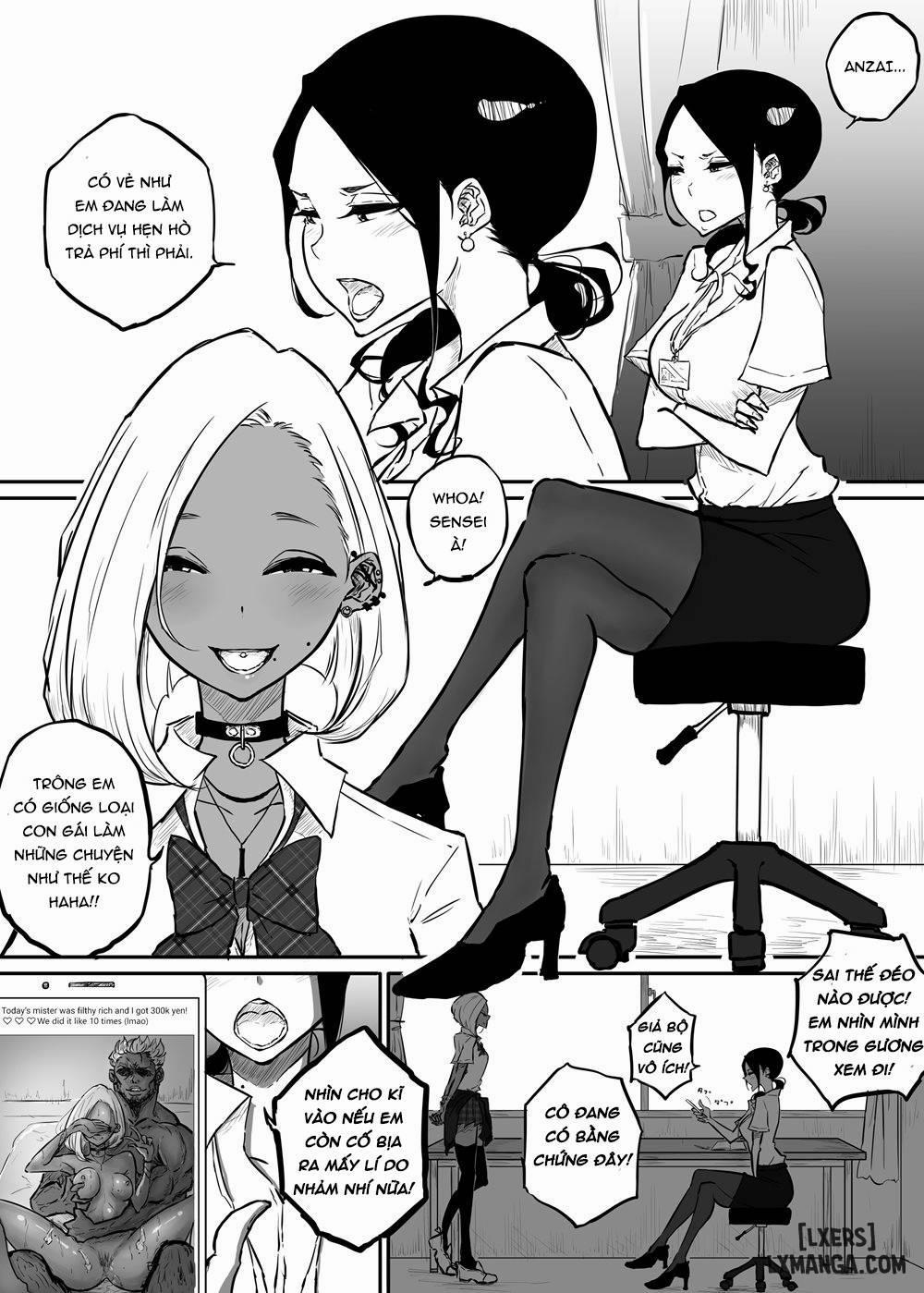 The Story of a Strict Teacher Who Got Fucked by Her Gyaru Bitch Student 1 trang 3