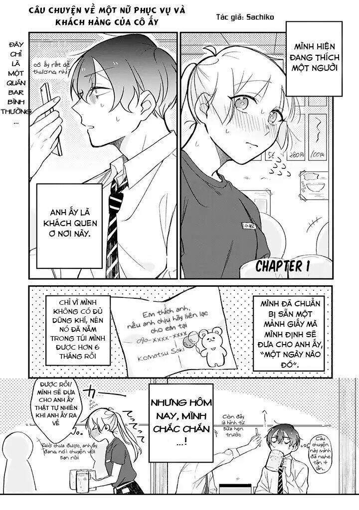 The Story Of A Waitress And Her Customer 1 trang 1