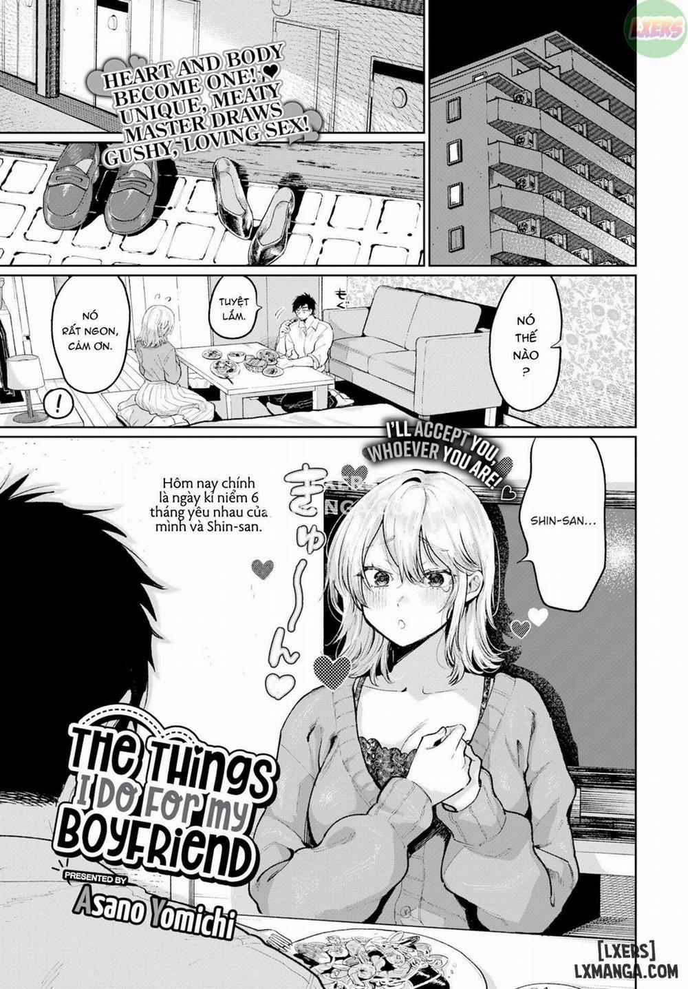 The Things I Do For My Boyfriend Oneshot trang 0