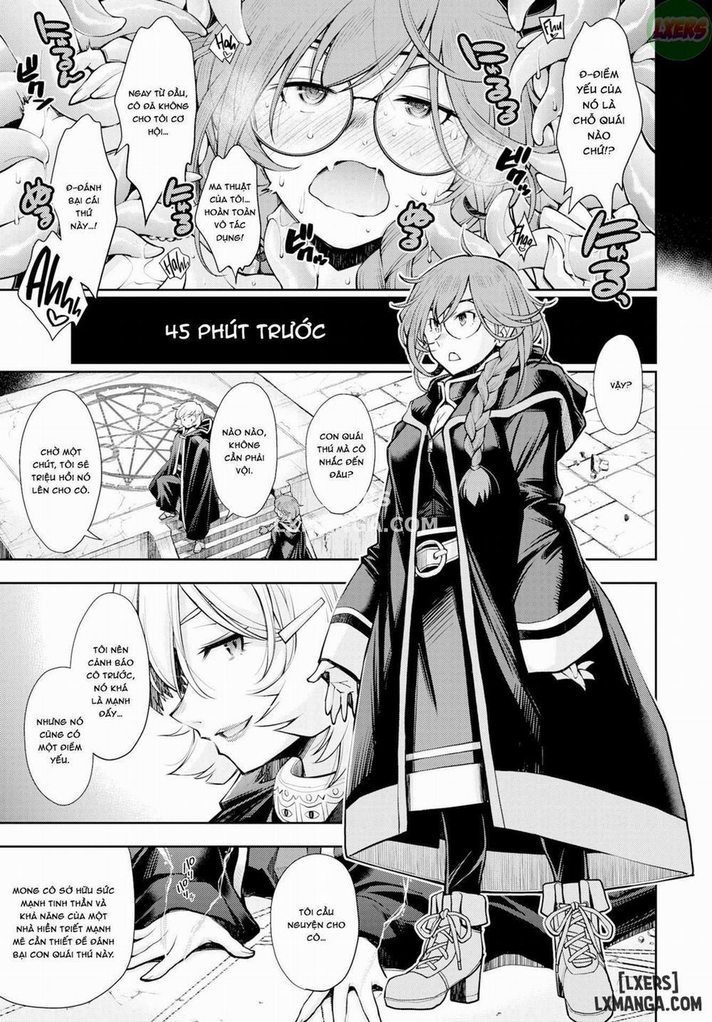 There is a Labyrinth Where a Female Sage Cannot Escape Until She Defeats The Tentacles Oneshot trang 2