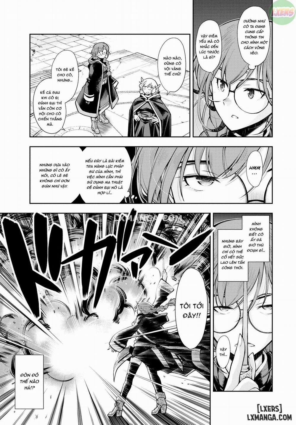 There is a Labyrinth Where a Female Sage Cannot Escape Until She Defeats The Tentacles Oneshot trang 4