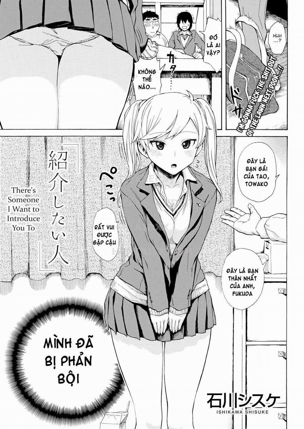 Theres Someone I Want to Introduce You To Oneshot trang 1
