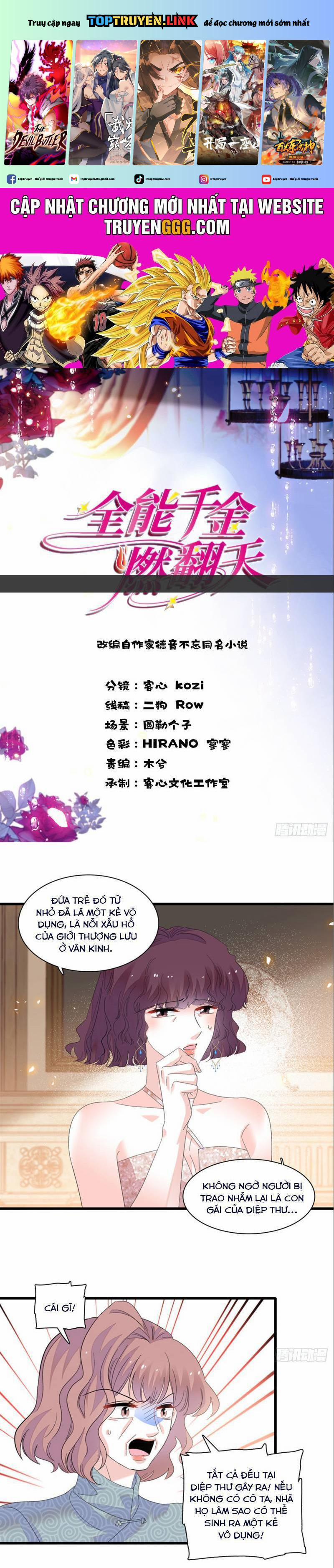 Thiên Kim Toàn Năng Bá Khí Ngút Trời 122 trang 0