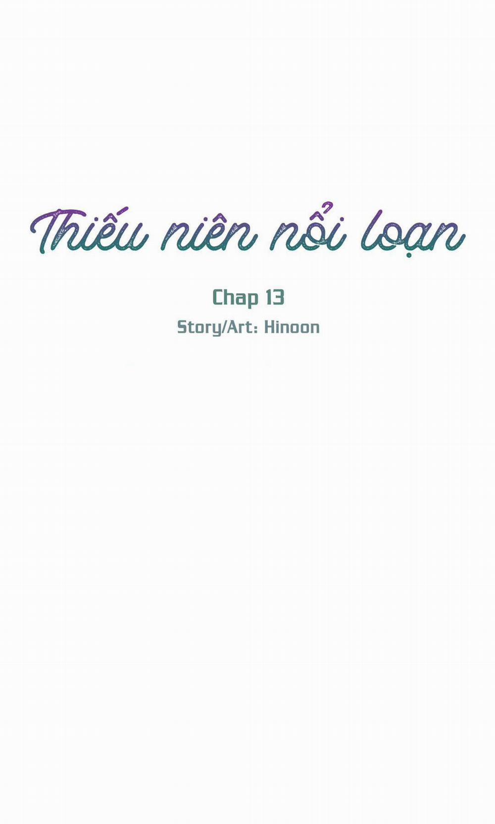 Thiếu Niên Nổi Loạn 13 trang 0