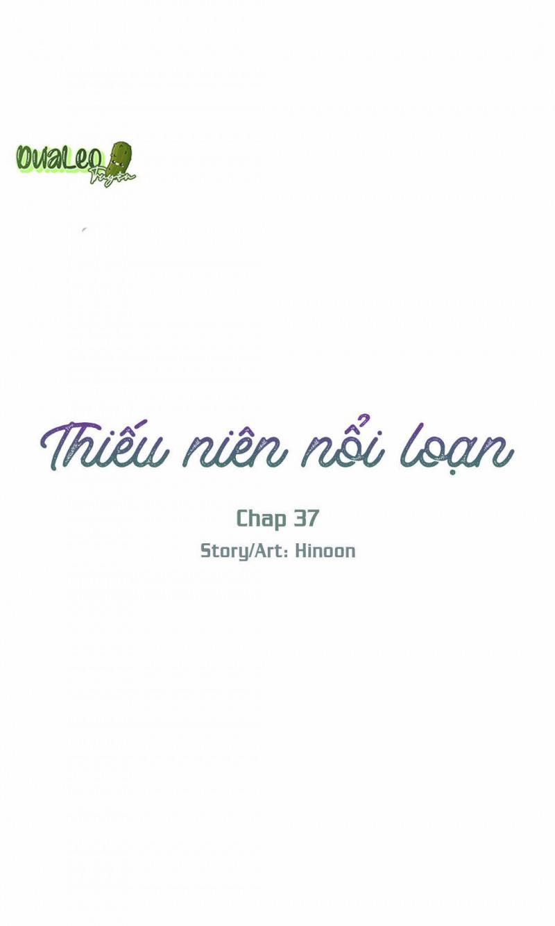 Thiếu Niên Nổi Loạn 37 trang 0