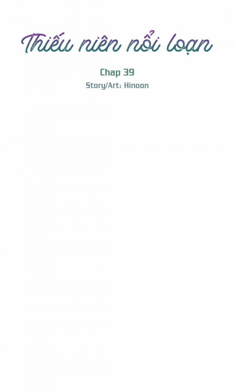 Thiếu Niên Nổi Loạn 39 trang 14