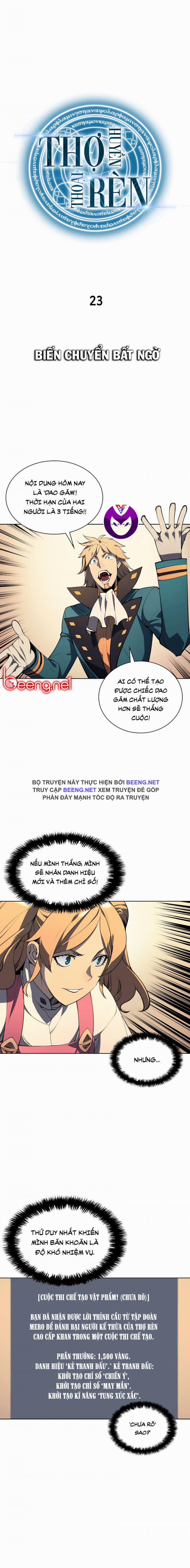 Thợ Rèn Huyền Thoại 23 trang 0