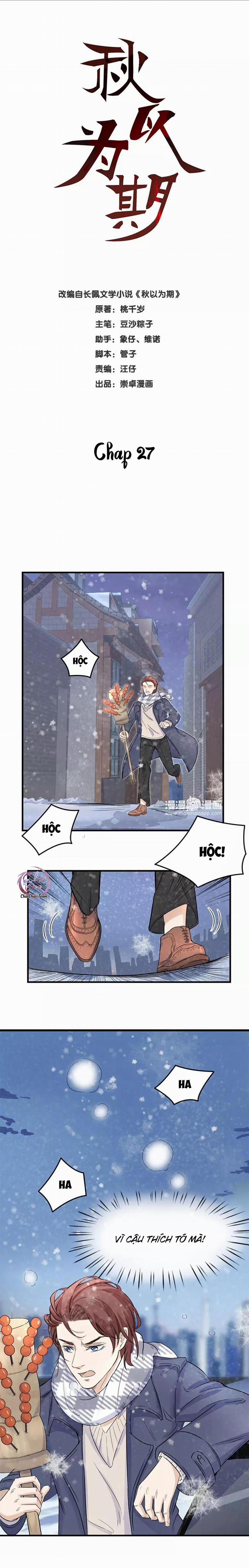 Thu Dĩ Vi Kỳ 27 trang 0