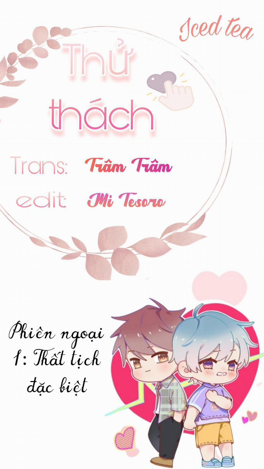 Thử thách không động tâm 12.2 Phiên ngoại 1 trang 0