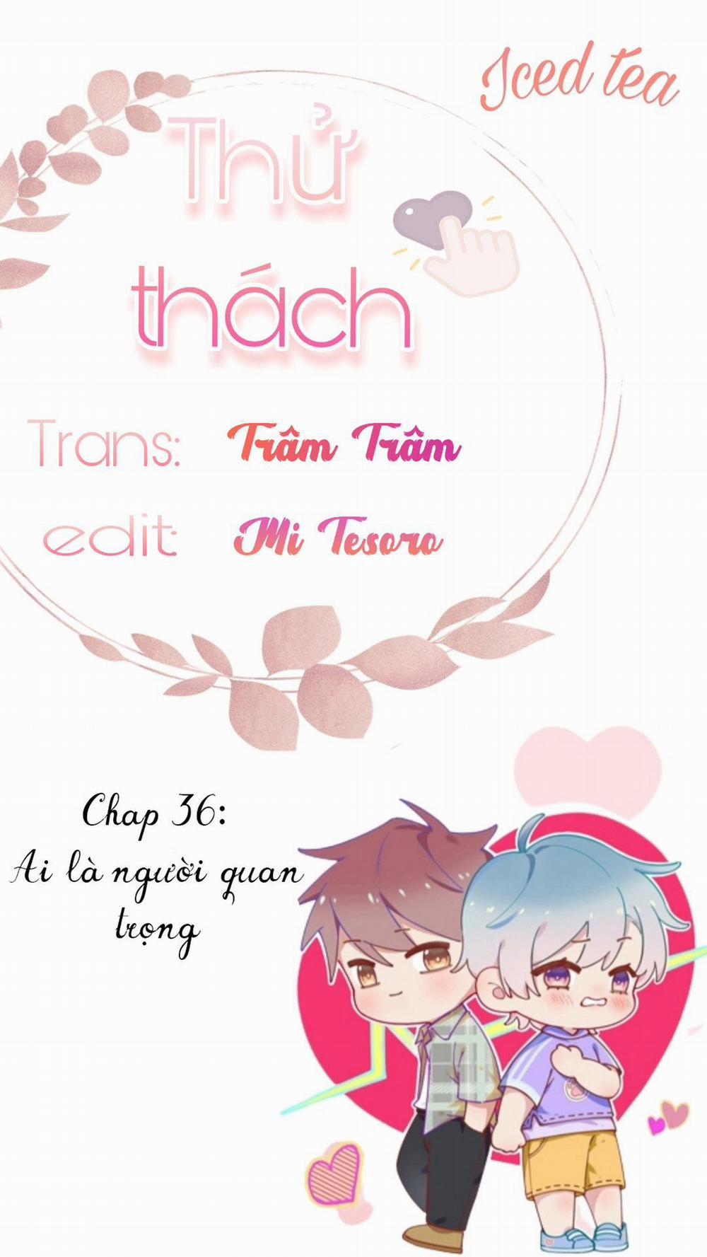 Thử thách không động tâm 36 trang 0