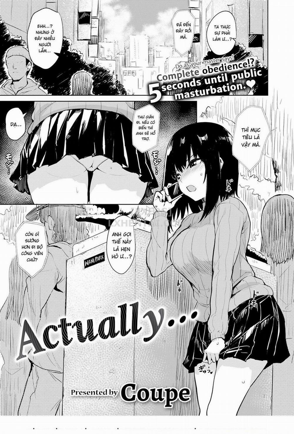 Thực ra… Oneshot trang 1