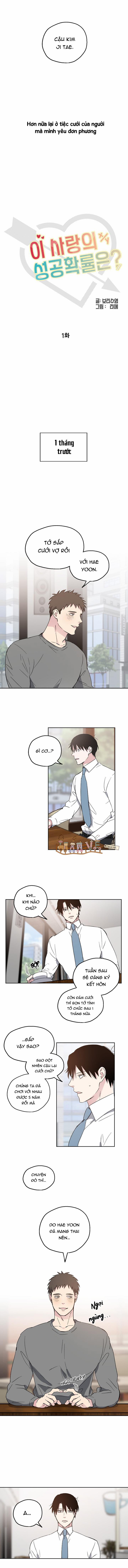 Tỉ Lệ Thành Công Của Tình Yêu Này Là Bao Nhiêu? 1 trang 1