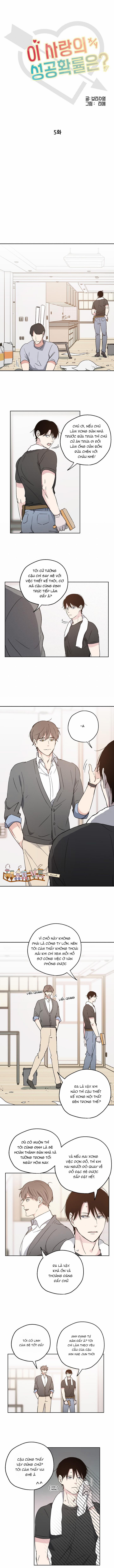 Tỉ Lệ Thành Công Của Tình Yêu Này Là Bao Nhiêu? 5 trang 1