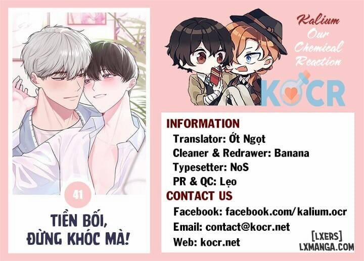 Tiền bối, đừng khóc mà! 41 trang 24