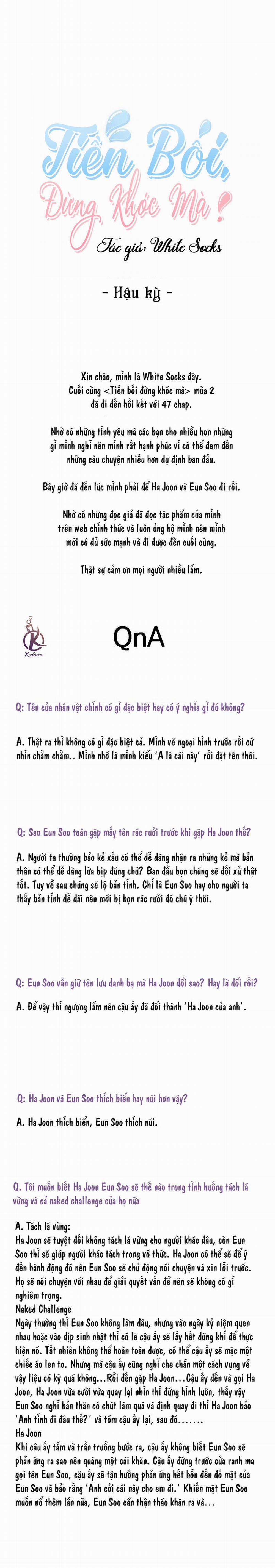 Tiền bối, đừng khóc mà! 47.6 trang 0