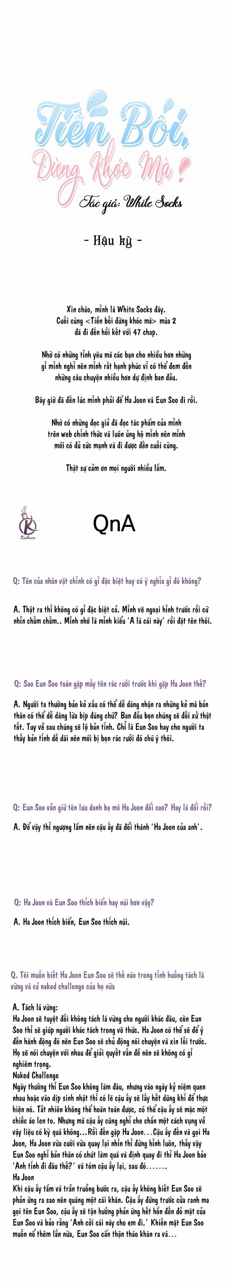 Tiền bối, đừng khóc mà! 51 trang 0