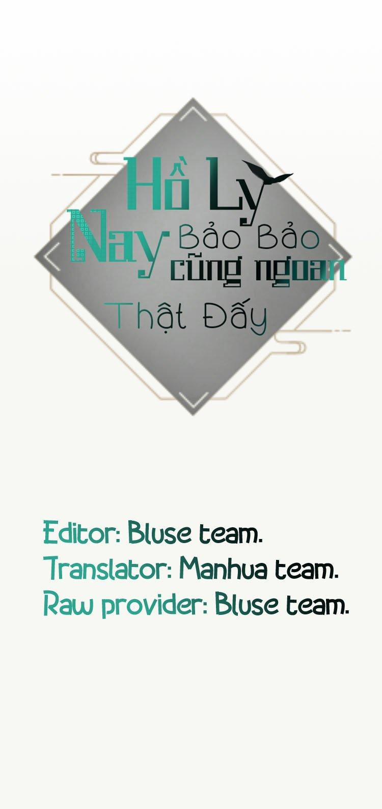 Tiểu Hồ Yêu Hôm Nay Ngoan Quá Vậy? 9 trang 1