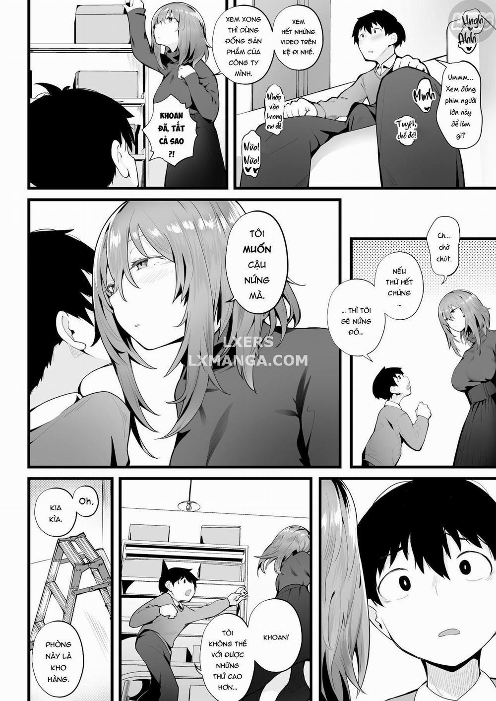 Tight Edging from a Tall Girl of Few Words Oneshot trang 11
