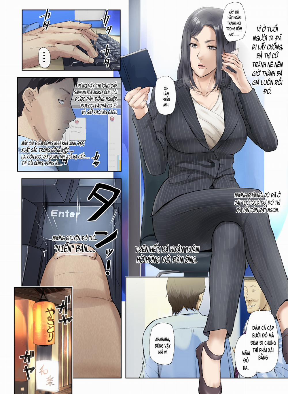 [Tin buồn] Bà già ế của công ty đã dính bầu (nguyên tác) 1 trang 7