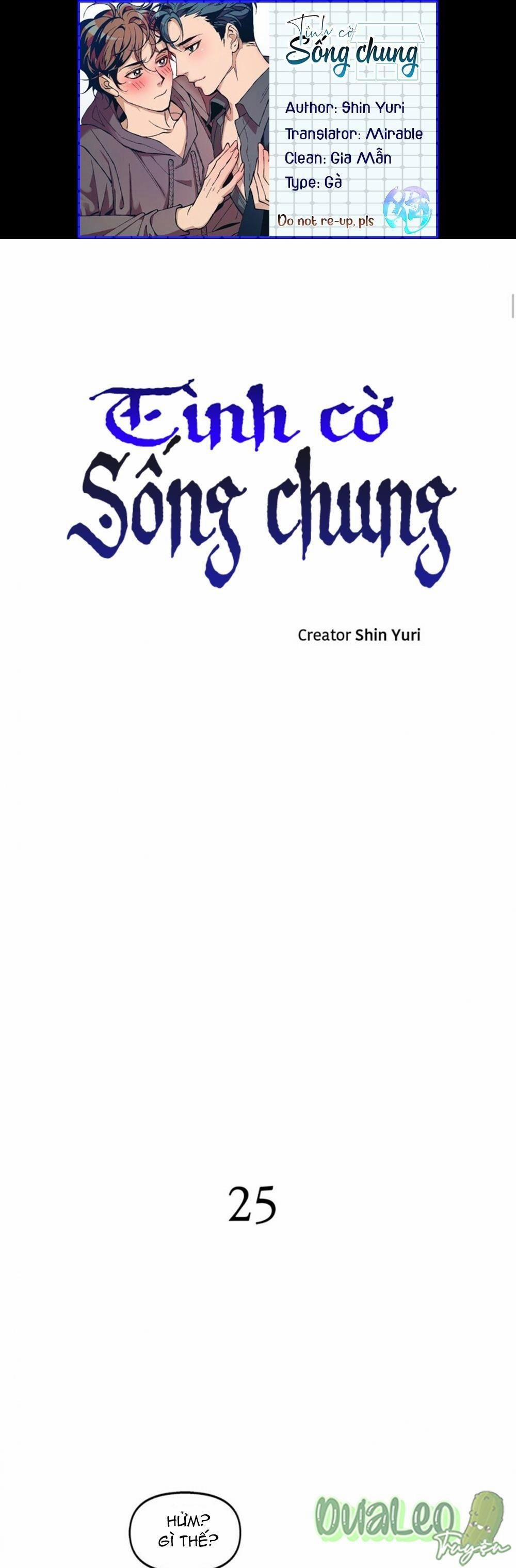 Tình Cờ Sống Chung 25 trang 0