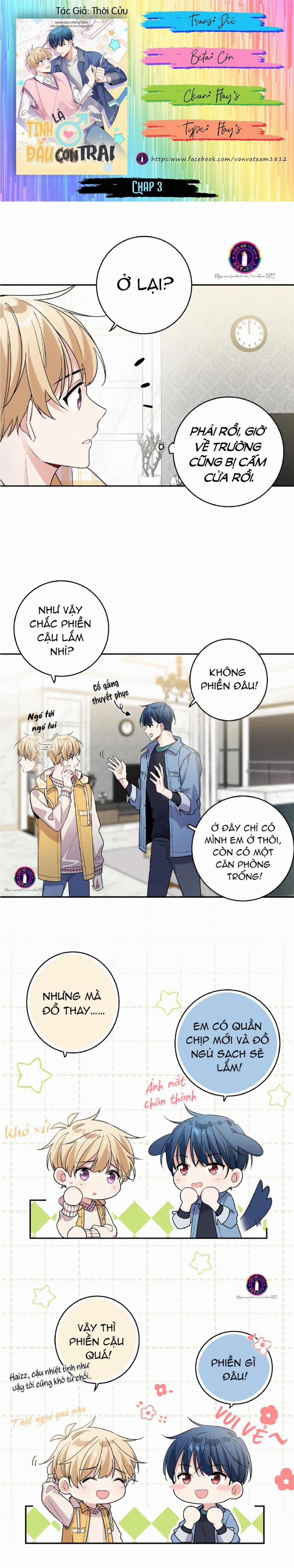 Tình Đầu Là Con Trai (END) 3 trang 0