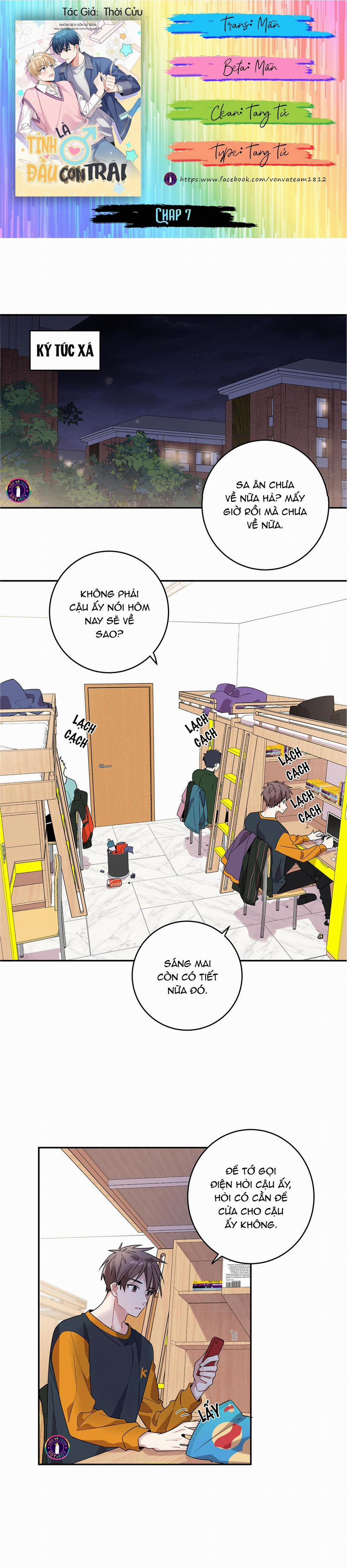 Tình Đầu Là Con Trai (END) 7 trang 0