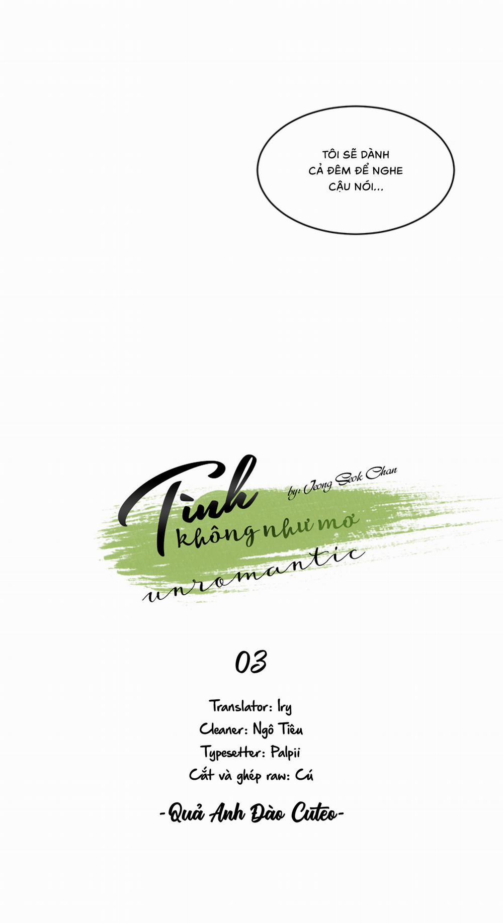 Tình Không Như Mơ 3 trang 4