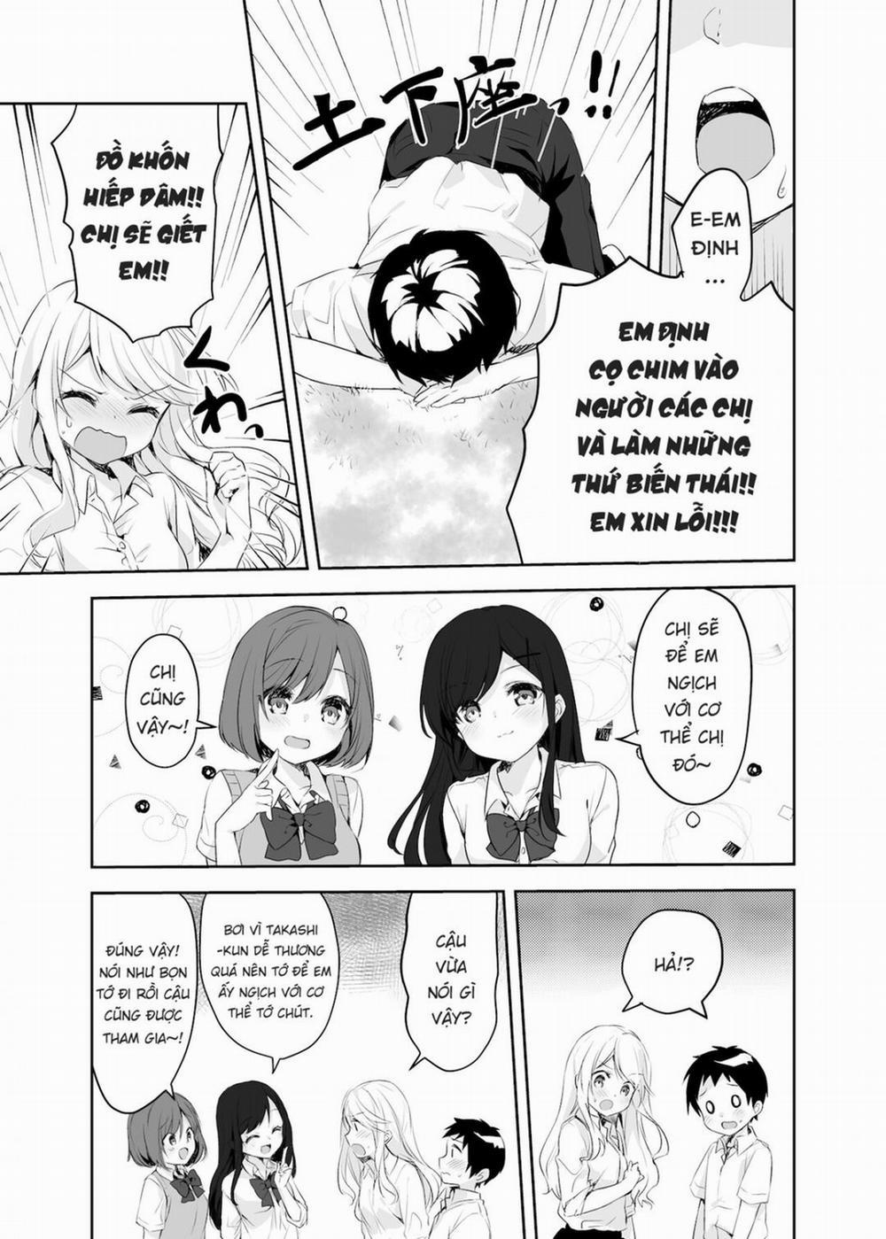 Tình thế đảo ngược khi tôi định hiếp chị gái và bạn chị đang ngủ Oneshot trang 11