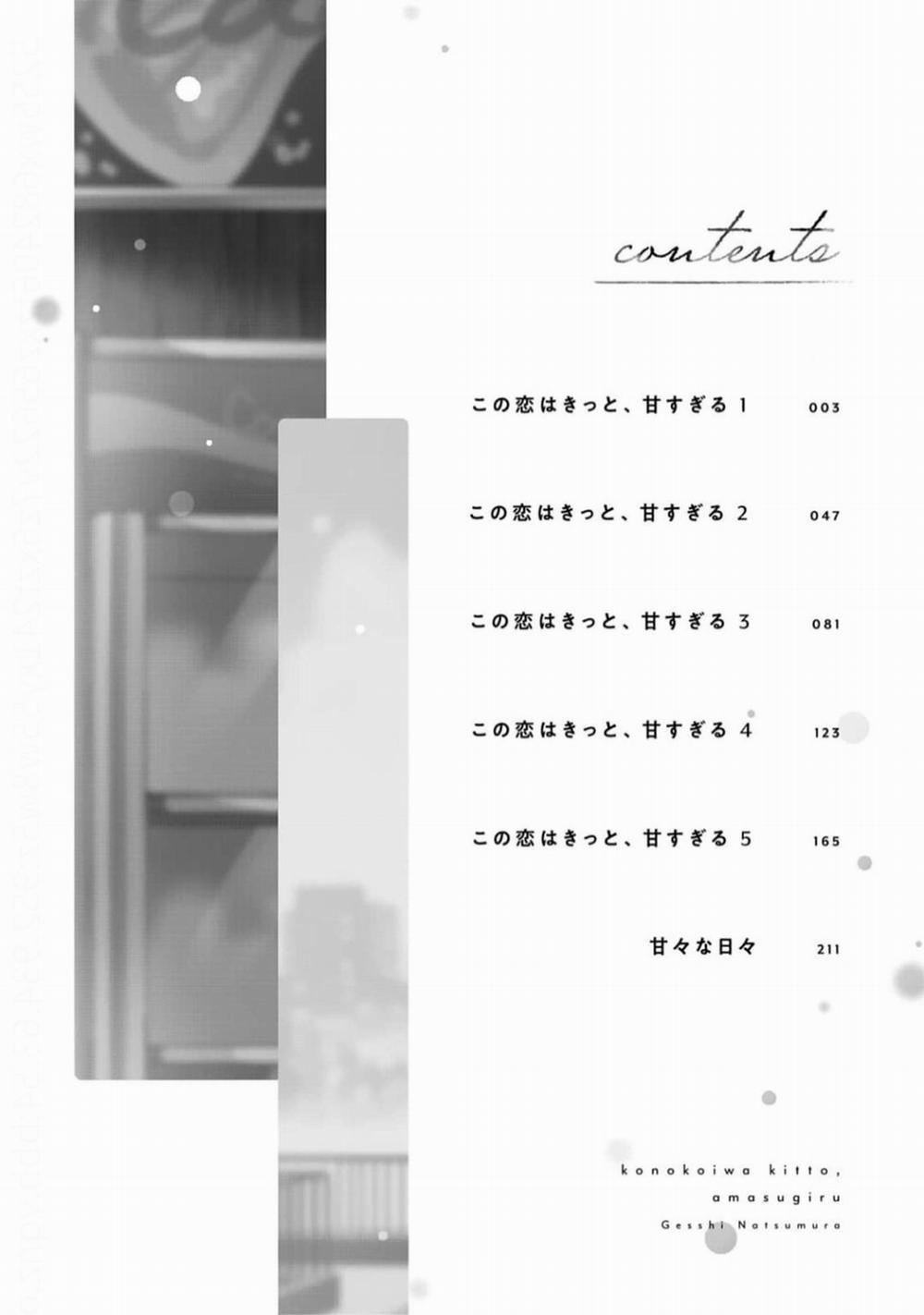 Tình Yêu Này Thực Sự Quá Ngọt Ngào Rồi 3 trang 5